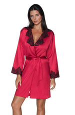 Load image into Gallery viewer, Irall Juniper Burgundy Dressing Gown - Fashion Queen -  1
