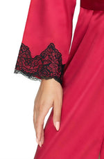 Load image into Gallery viewer, Irall Juniper Burgundy Dressing Gown - Fashion Queen -  3
