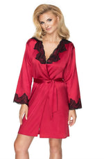 Load image into Gallery viewer, Irall Juniper Burgundy Dressing Gown - Fashion Queen -  5
