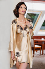 Load image into Gallery viewer, Irall Petra Dressing Gown Champagne - Fashion Queen -  1
