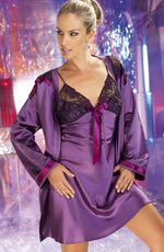 Load image into Gallery viewer, Irall Tiffany Purple Dressing Gown - Fashion Queen -  1
