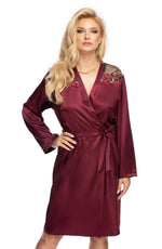 Load image into Gallery viewer, Irall Elodie Dressing Gown Plum
