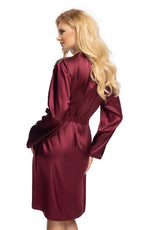 Load image into Gallery viewer, Irall Elodie Dressing Gown Plum
