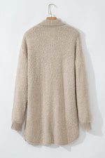 Load image into Gallery viewer, Jet Stream Collared Drop Shoulder Button Up Cardigan with Pocket - Fashion Queen -  7
