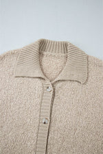 Load image into Gallery viewer, Jet Stream Collared Drop Shoulder Button Up Cardigan with Pocket - Fashion Queen -  8

