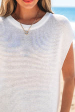 Load image into Gallery viewer, Jet Stream Solid Color Sweater Tee with Side Slits - Fashion Queen -  18
