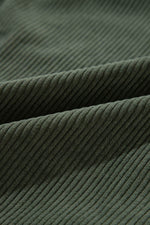 Load image into Gallery viewer, Jungle Green Oversized Corduroy Contrast Hooded Shacket - Fashion Queen -  13

