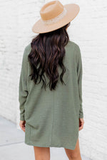 Load image into Gallery viewer, Laurel Green Waffle Knit Open Front Cardigan - Fashion Queen -  10
