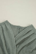 Load image into Gallery viewer, Laurel Green Waffle Knit Open Front Cardigan - Fashion Queen -  16
