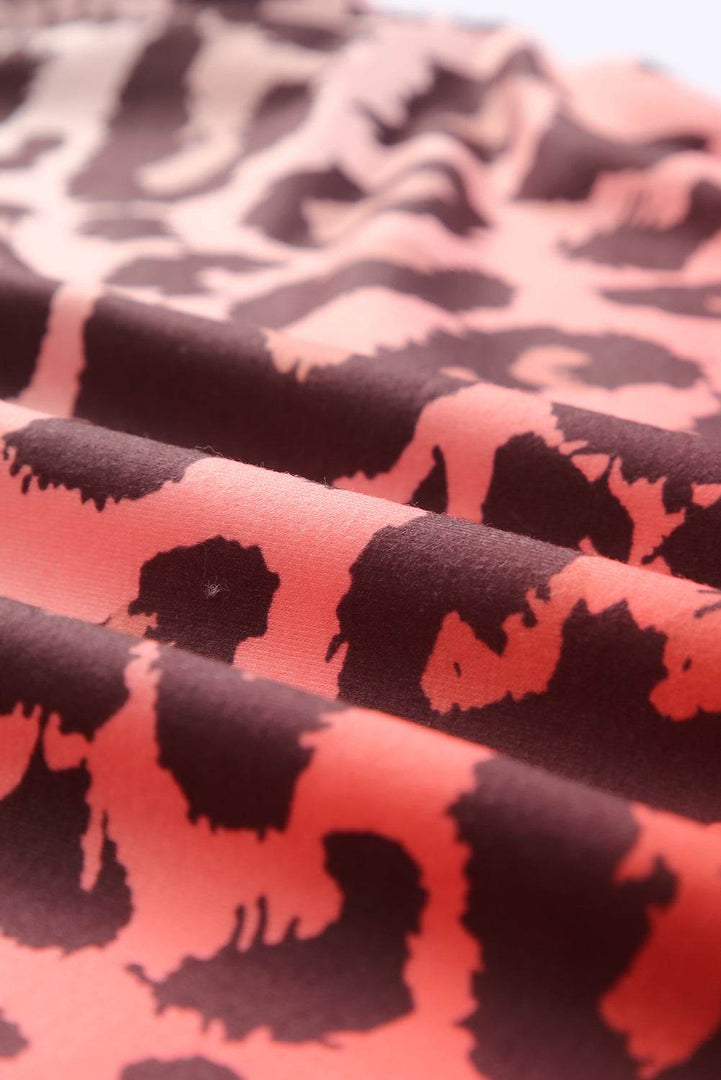 Leopard Gradient Long Sleeve Sweatshirt - Fashion Queen -  6