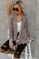 Load image into Gallery viewer, Leopard Open Front Cardigan - Fashion Queen -  5
