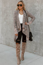 Load image into Gallery viewer, Leopard Open Front Cardigan - Fashion Queen -  7

