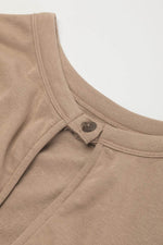 Load image into Gallery viewer, Light French Beige Cap Sleeve Open Back Drawstring Jogger Jumpsuit - Fashion Queen -  10
