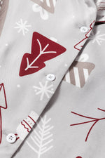 Load image into Gallery viewer, Light Grey Christmas Printed Shirt and Pants Pajama Set - Fashion Queen -  12

