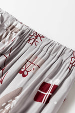 Load image into Gallery viewer, Light Grey Christmas Printed Shirt and Pants Pajama Set - Fashion Queen -  15
