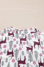 Load image into Gallery viewer, Light Grey Christmas Printed Shirt and Pants Pajama Set - Fashion Queen -  30
