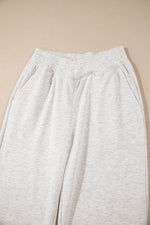 Load image into Gallery viewer, Light Grey Cross-Waist Wide Leg Lounge Pants - Fashion Queen -  12
