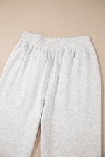 Load image into Gallery viewer, Light Grey Cross-Waist Wide Leg Lounge Pants - Fashion Queen -  7
