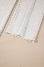 Load image into Gallery viewer, Light Grey Cross-Waist Wide Leg Lounge Pants - Fashion Queen -  9
