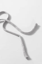 Load image into Gallery viewer, Light Grey Openwork Drawstring Hooded Short Sleeve Sweater Top - Fashion Queen -  10
