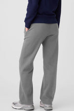 Load image into Gallery viewer, Light Grey Solid Color Fleece Lined Drawstring Waist Casual Pants - Fashion Queen -  10
