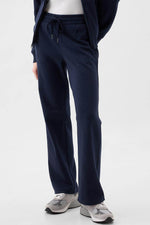 Load image into Gallery viewer, Light Grey Solid Color Fleece Lined Drawstring Waist Casual Pants - Fashion Queen -  9
