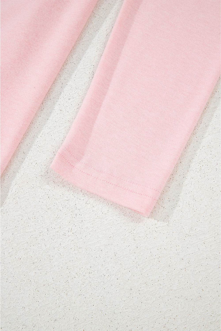 Light Pink 3-Piece Cozy Knit Lounge Set - Fashion Queen -  15