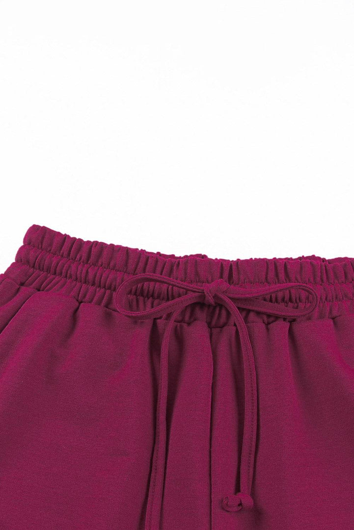 Long Sleeve Pullover and Jogger Pants Lounge Set - Fashion Queen -  20