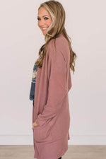 Load image into Gallery viewer, Mineral Red Solid Color Waffle Knit Cardigan with Pocket - Fashion Queen -  3
