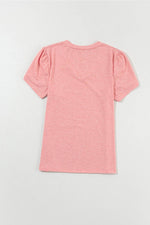 Load image into Gallery viewer, Mist Green Fashion Petal Sleeve V Neck T Shirt - Fashion Queen -  24
