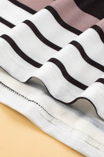 Load image into Gallery viewer, Multicolour Mixed Stripes Spaghetti Straps V Neck Maxi Dress - Fashion Queen -  10
