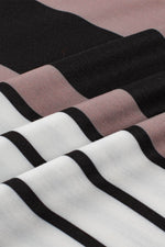 Load image into Gallery viewer, Multicolour Mixed Stripes Spaghetti Straps V Neck Maxi Dress - Fashion Queen -  11
