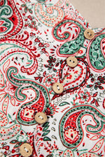 Load image into Gallery viewer, Multicolour Plus Size Paisley Print Sleeveless V Neck Jogger Jumpsuit - Fashion Queen -  16
