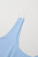 Load image into Gallery viewer, Myosotis Plain Sleeveless Loop Drawstring Cinched Waist Romper - Fashion Queen -  7
