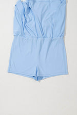 Load image into Gallery viewer, Myosotis Plain Sleeveless Loop Drawstring Cinched Waist Romper - Fashion Queen -  9
