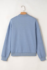 Load image into Gallery viewer, Myosotis Solid Textured Stand Neck Zipper Bomber Jacket - Fashion Queen -  11
