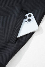 Load image into Gallery viewer, Myosotis Solid Textured Stand Neck Zipper Bomber Jacket - Fashion Queen -  29
