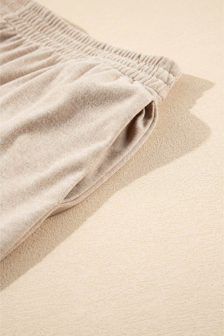 Oatmeal 3-Piece Cozy Knit Lounge Set - Fashion Queen -  11