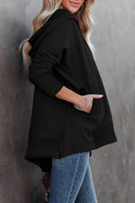 Load image into Gallery viewer, Orange Batwing Sleeve Pocketed Henley Hoodie - Fashion Queen -  9
