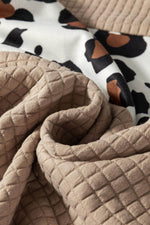 Load image into Gallery viewer, Parchment Leopard Quilted Patchwork Crew Neck Sweatshirt - Fashion Queen -  11
