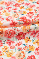 Load image into Gallery viewer, Pink Boho Floral Bandeau Top and High Waist Wide Leg Pants Set - Fashion Queen -  10
