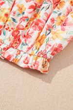 Load image into Gallery viewer, Pink Boho Floral Bandeau Top and High Waist Wide Leg Pants Set - Fashion Queen -  18
