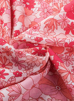 Load image into Gallery viewer, Pink Boho Floral V Neck Kimono Style Blouse - Fashion Queen -  17
