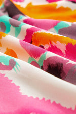 Load image into Gallery viewer, Pink Boho Tie-dye Print V Neck Maxi Dress - Fashion Queen -  20
