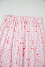 Load image into Gallery viewer, Pink Bow Knot Polka Dot Print Short Sleeve Top Lounge Set - Fashion Queen -  6
