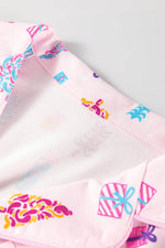 Load image into Gallery viewer, Pink Christmas Twinkle Tree Print Shirt Sleep Dress - Fashion Queen -  12
