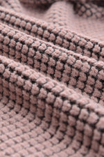 Load image into Gallery viewer, Pink Chunky Waffle Knit Oversized Collar Cardigan - Fashion Queen -  14
