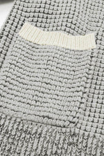 Load image into Gallery viewer, Pink Chunky Waffle Knit Oversized Collar Cardigan - Fashion Queen -  20
