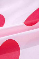 Load image into Gallery viewer, Pink Classic Heart Valentines Short Sleeve Pants Pajamas Set - Fashion Queen -  15
