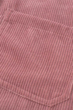 Load image into Gallery viewer, Pink Corduroy Button Pocket Shirt - Fashion Queen -  13
